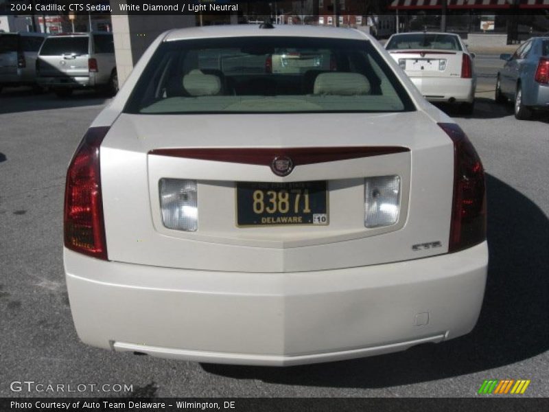 White Diamond / Light Neutral 2004 Cadillac CTS Sedan