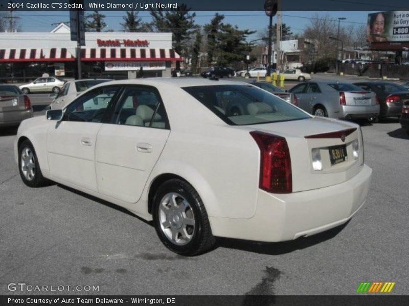 White Diamond / Light Neutral 2004 Cadillac CTS Sedan