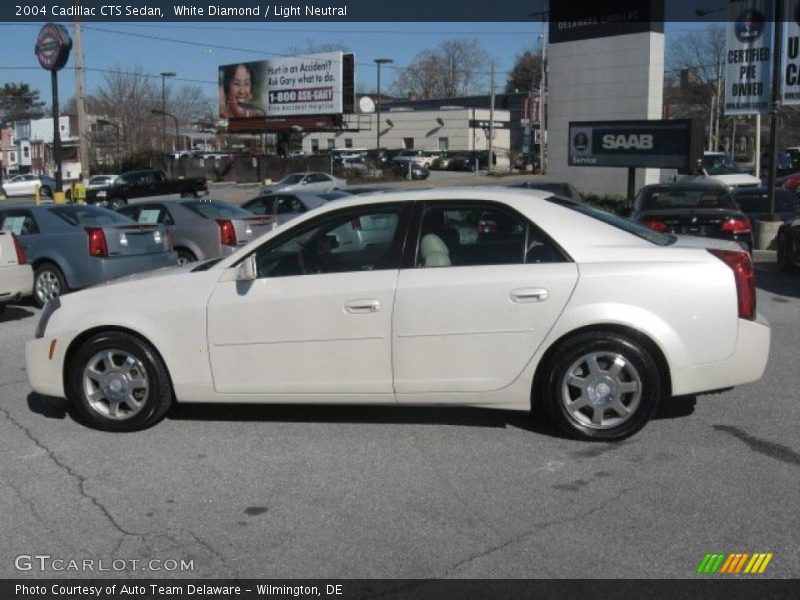 White Diamond / Light Neutral 2004 Cadillac CTS Sedan