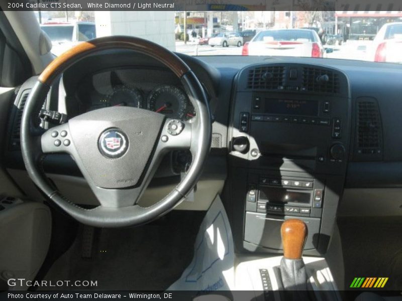 White Diamond / Light Neutral 2004 Cadillac CTS Sedan