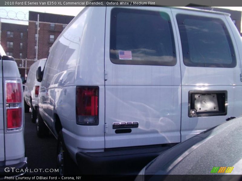 Oxford White / Medium Flint 2010 Ford E Series Van E350 XL Commericial Extended