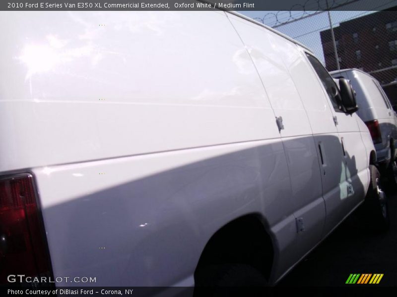 Oxford White / Medium Flint 2010 Ford E Series Van E350 XL Commericial Extended