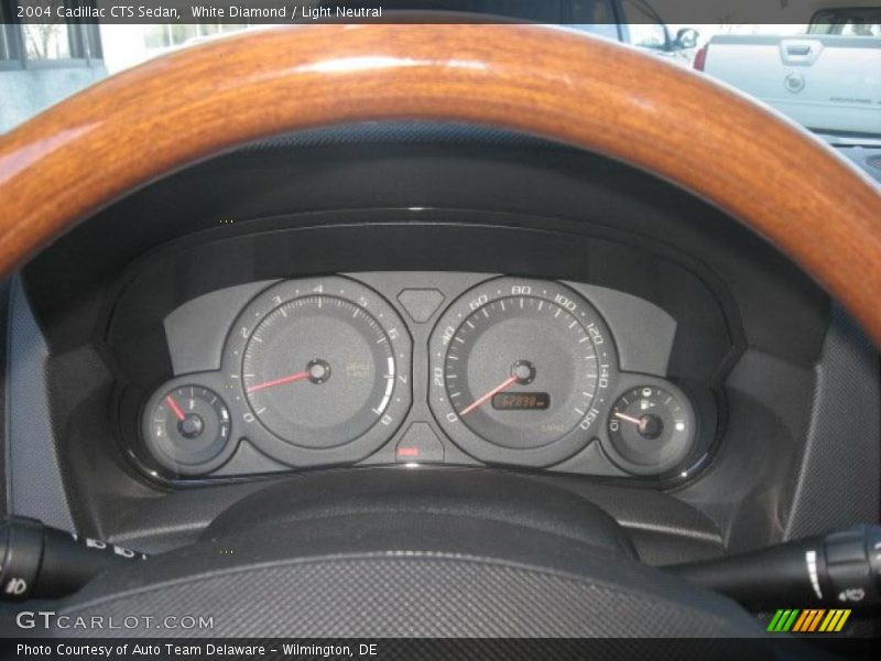 White Diamond / Light Neutral 2004 Cadillac CTS Sedan
