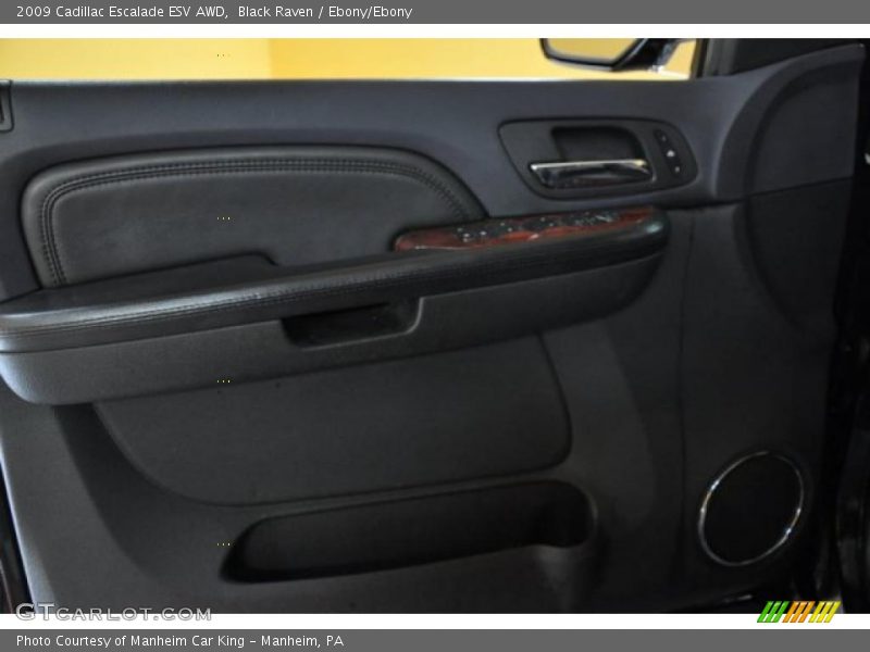 Black Raven / Ebony/Ebony 2009 Cadillac Escalade ESV AWD