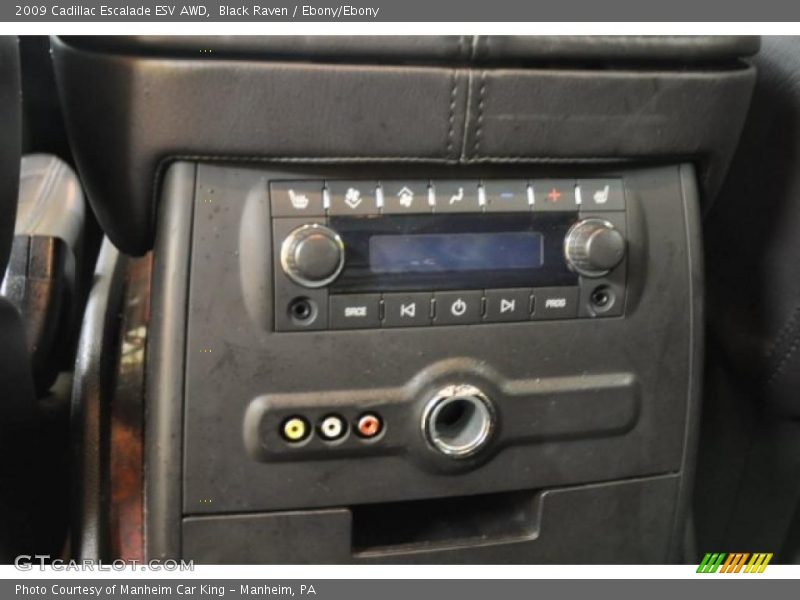 Black Raven / Ebony/Ebony 2009 Cadillac Escalade ESV AWD