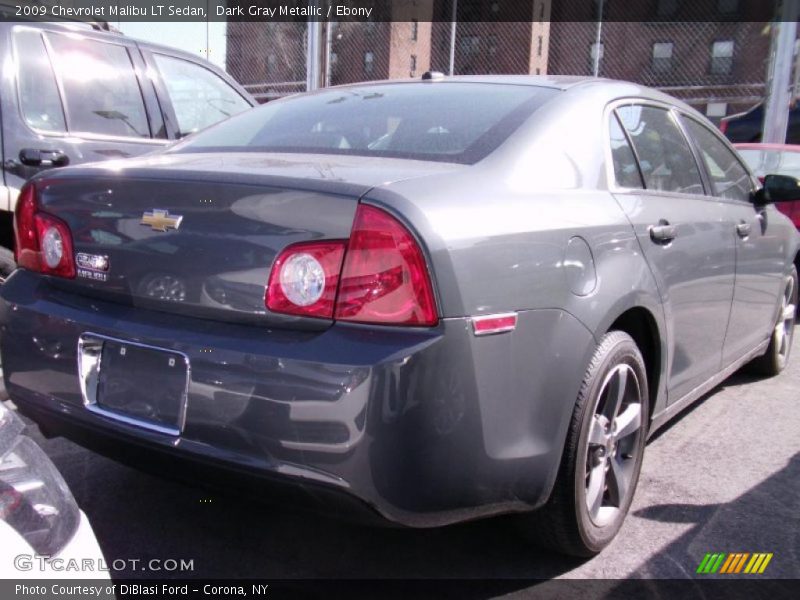 Dark Gray Metallic / Ebony 2009 Chevrolet Malibu LT Sedan