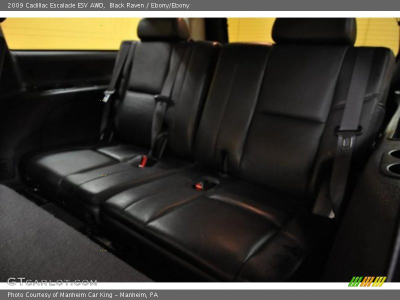 Black Raven / Ebony/Ebony 2009 Cadillac Escalade ESV AWD