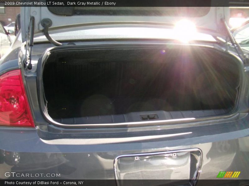 Dark Gray Metallic / Ebony 2009 Chevrolet Malibu LT Sedan