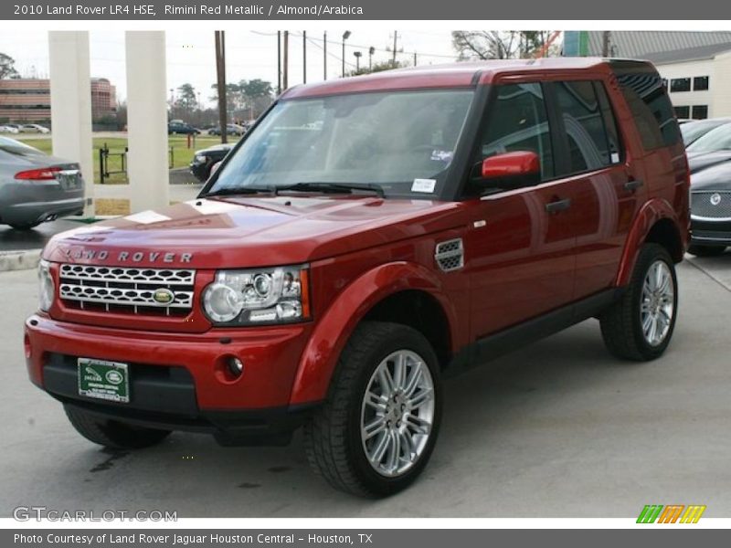 Rimini Red Metallic / Almond/Arabica 2010 Land Rover LR4 HSE