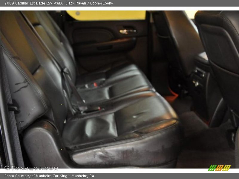 Black Raven / Ebony/Ebony 2009 Cadillac Escalade ESV AWD