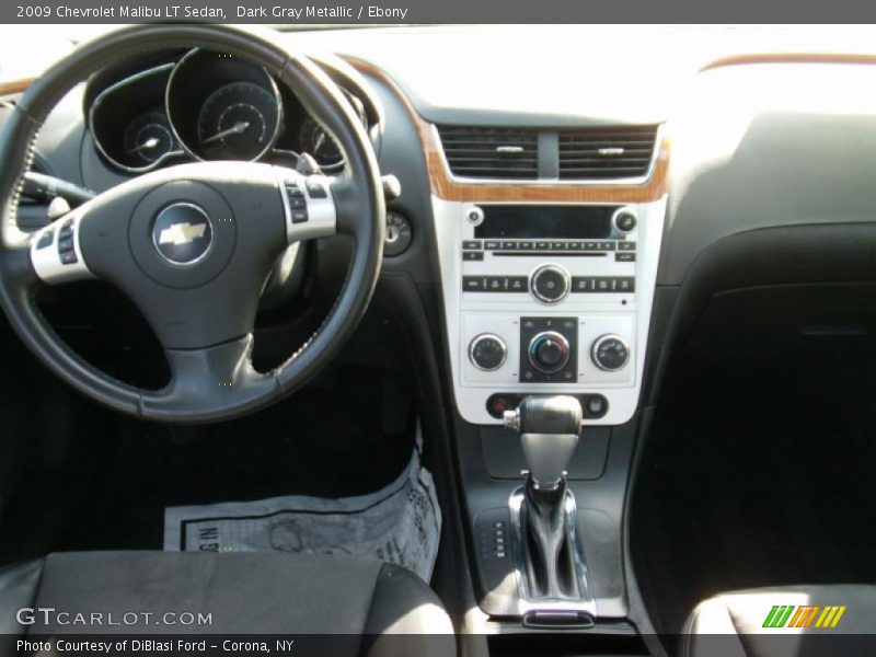 Dark Gray Metallic / Ebony 2009 Chevrolet Malibu LT Sedan
