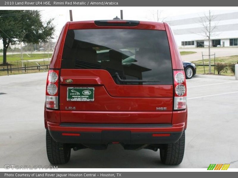 Rimini Red Metallic / Almond/Arabica 2010 Land Rover LR4 HSE