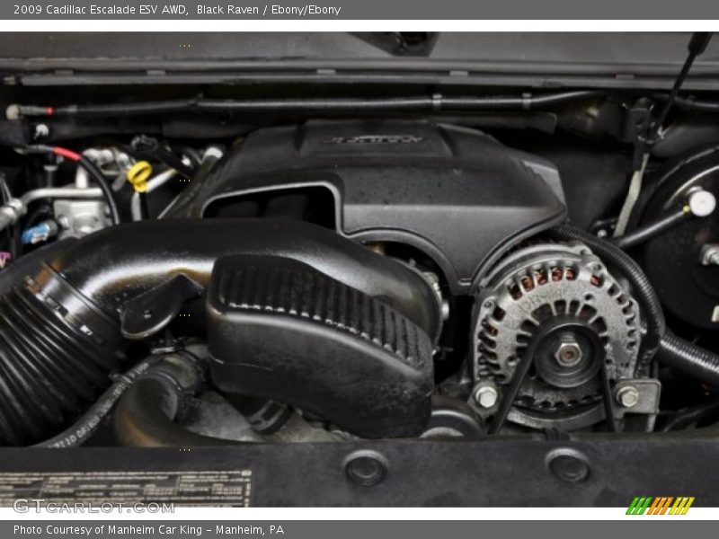  2009 Escalade ESV AWD Engine - 6.2 Liter OHV 16-Valve VVT Flex-Fuel V8