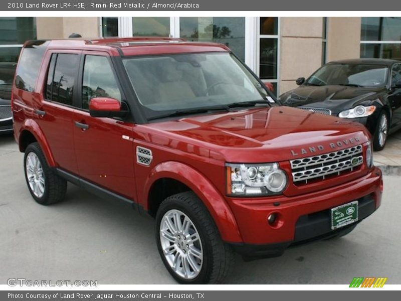 Rimini Red Metallic / Almond/Arabica 2010 Land Rover LR4 HSE