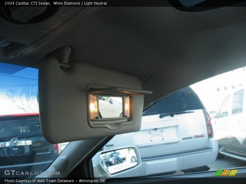 White Diamond / Light Neutral 2004 Cadillac CTS Sedan