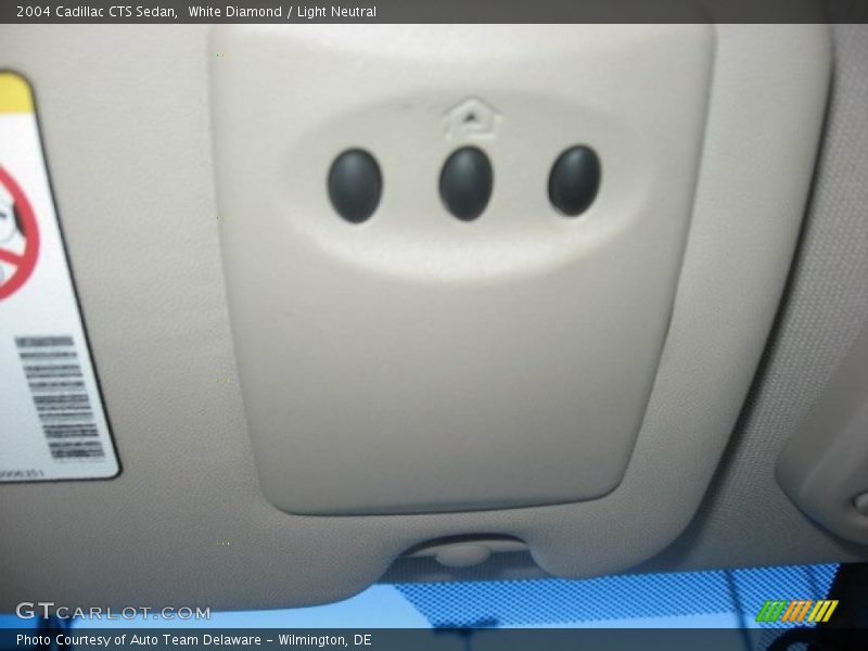 White Diamond / Light Neutral 2004 Cadillac CTS Sedan