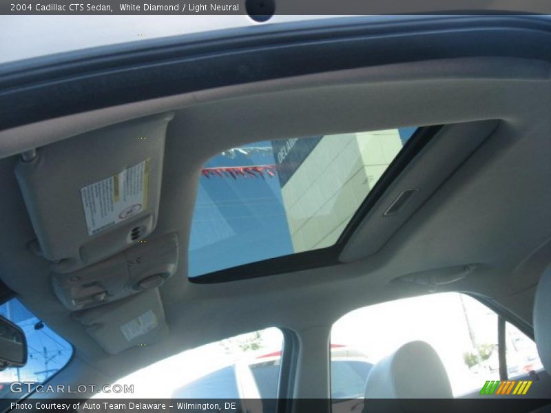 White Diamond / Light Neutral 2004 Cadillac CTS Sedan