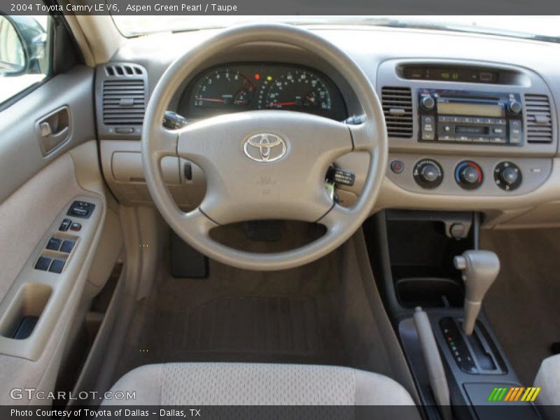 Dashboard of 2004 Camry LE V6