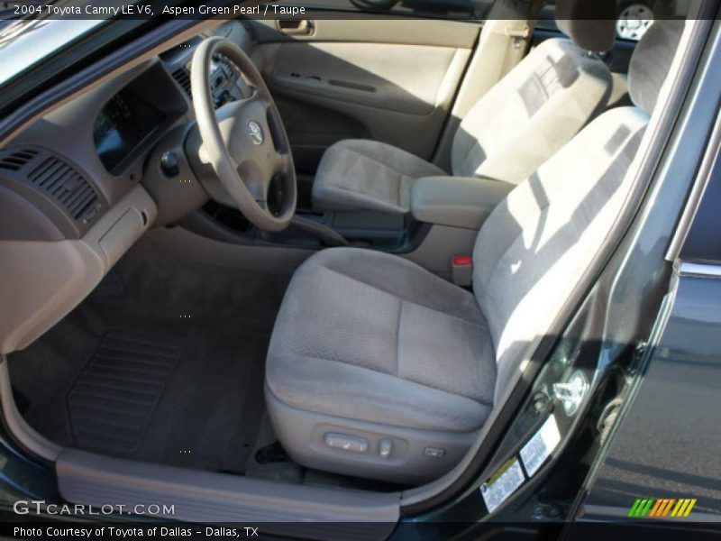 Aspen Green Pearl / Taupe 2004 Toyota Camry LE V6