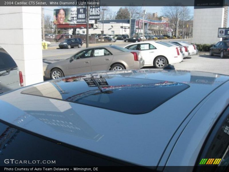 White Diamond / Light Neutral 2004 Cadillac CTS Sedan