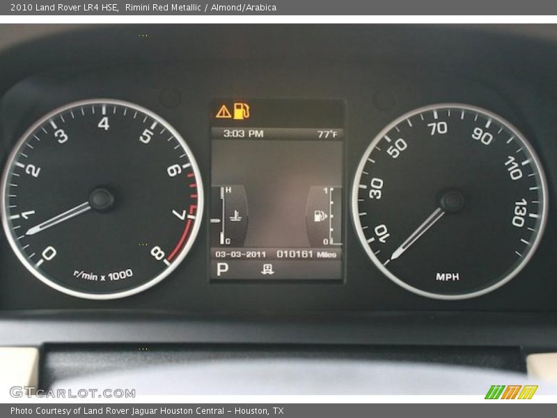  2010 LR4 HSE HSE Gauges