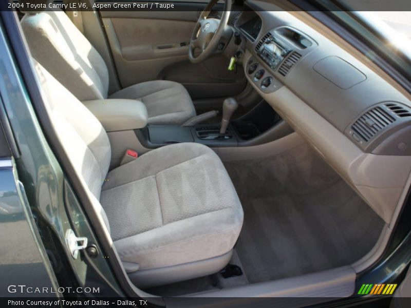Aspen Green Pearl / Taupe 2004 Toyota Camry LE V6