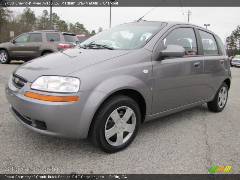 Medium Gray Metallic / Charcoal 2008 Chevrolet Aveo Aveo5 LS