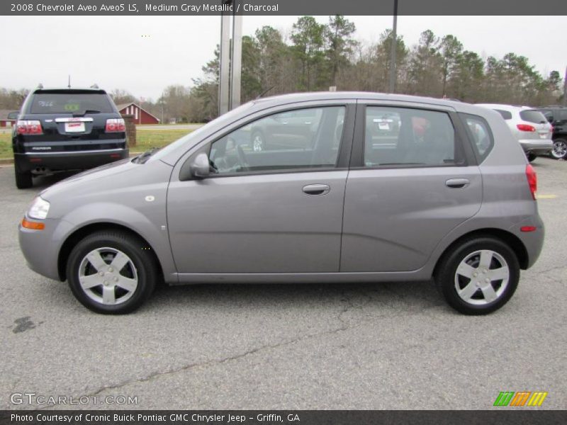 Medium Gray Metallic / Charcoal 2008 Chevrolet Aveo Aveo5 LS