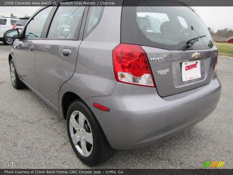 Medium Gray Metallic / Charcoal 2008 Chevrolet Aveo Aveo5 LS
