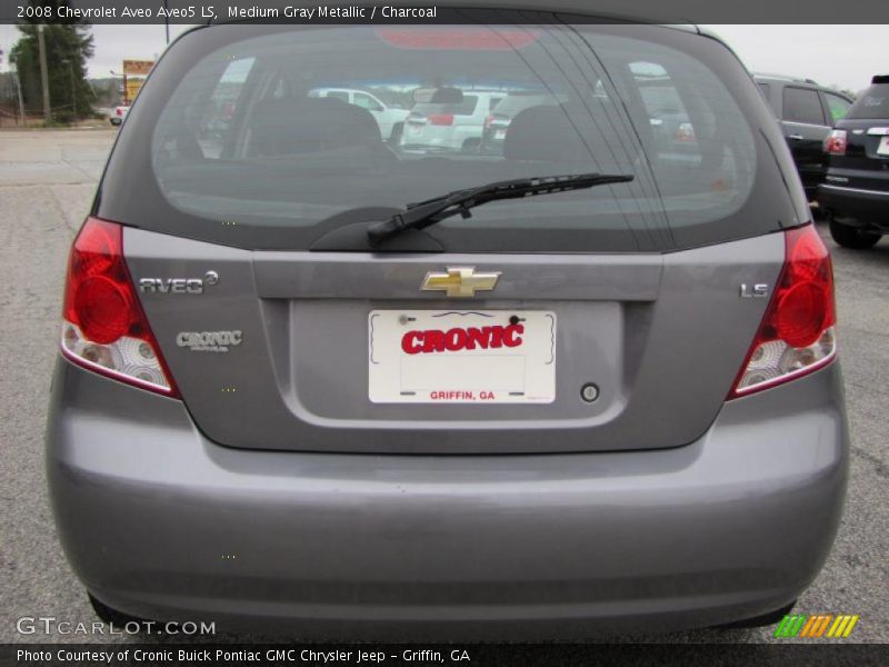 Medium Gray Metallic / Charcoal 2008 Chevrolet Aveo Aveo5 LS