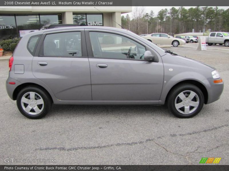 Medium Gray Metallic / Charcoal 2008 Chevrolet Aveo Aveo5 LS