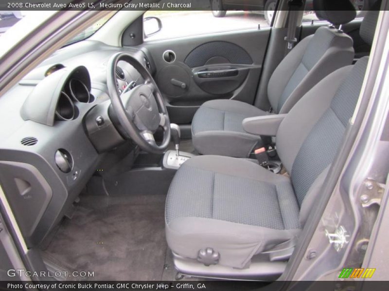 Medium Gray Metallic / Charcoal 2008 Chevrolet Aveo Aveo5 LS