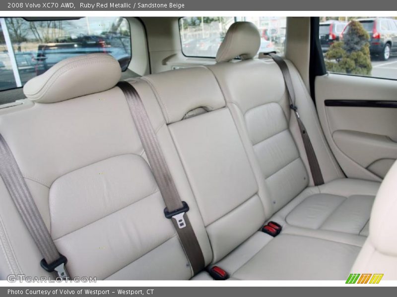 Ruby Red Metallic / Sandstone Beige 2008 Volvo XC70 AWD