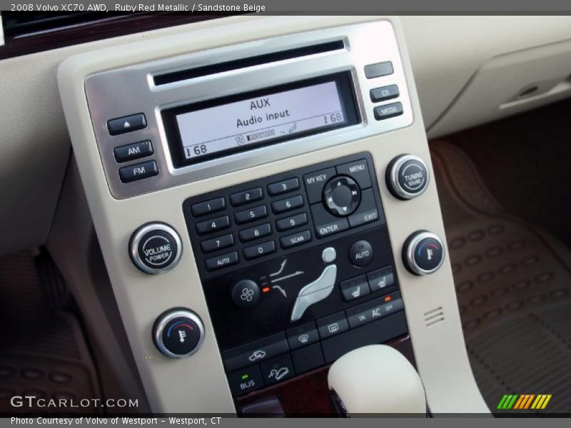 Ruby Red Metallic / Sandstone Beige 2008 Volvo XC70 AWD