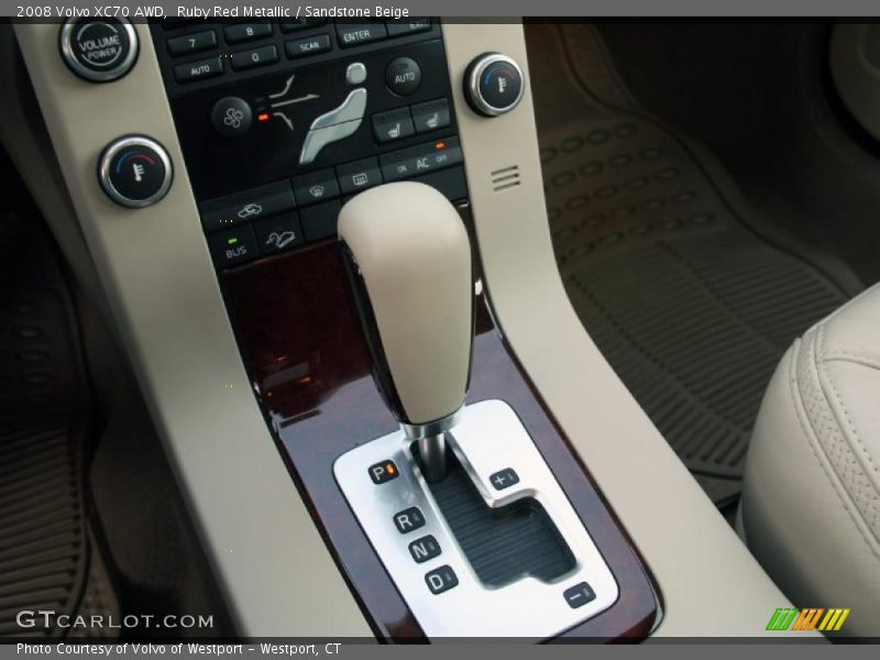 Ruby Red Metallic / Sandstone Beige 2008 Volvo XC70 AWD