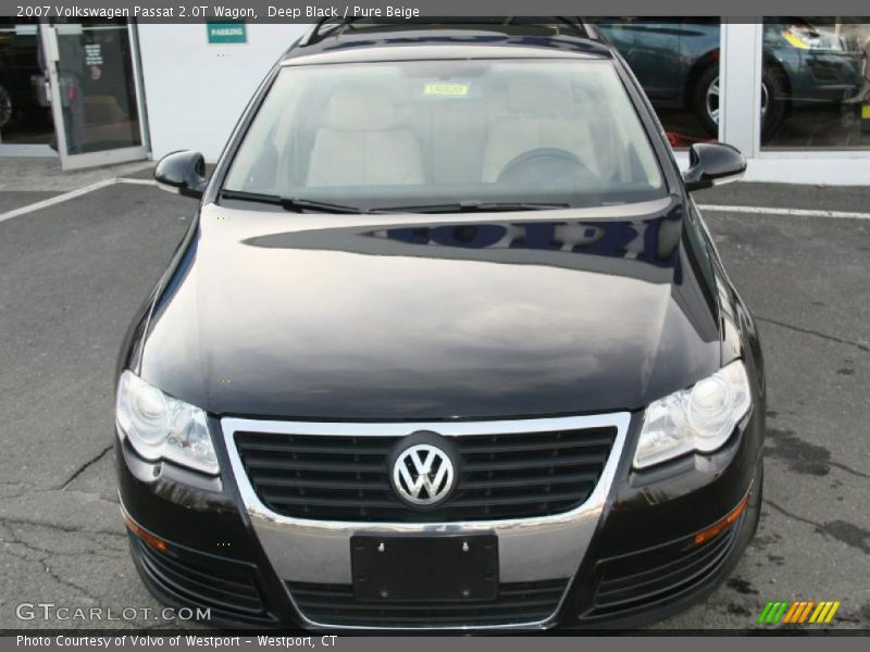 Deep Black / Pure Beige 2007 Volkswagen Passat 2.0T Wagon