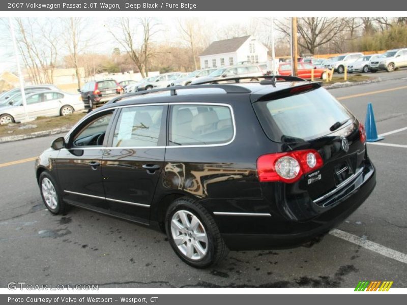 Deep Black / Pure Beige 2007 Volkswagen Passat 2.0T Wagon