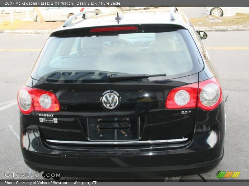 Deep Black / Pure Beige 2007 Volkswagen Passat 2.0T Wagon