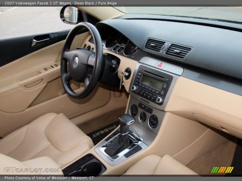 Deep Black / Pure Beige 2007 Volkswagen Passat 2.0T Wagon