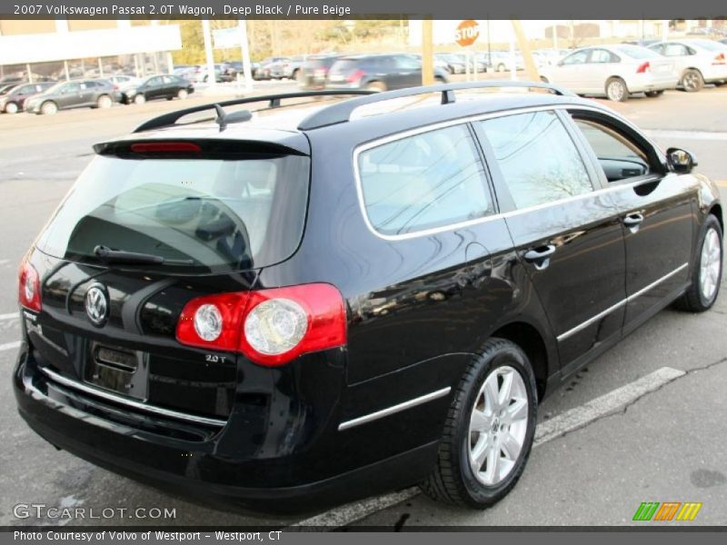 Deep Black / Pure Beige 2007 Volkswagen Passat 2.0T Wagon