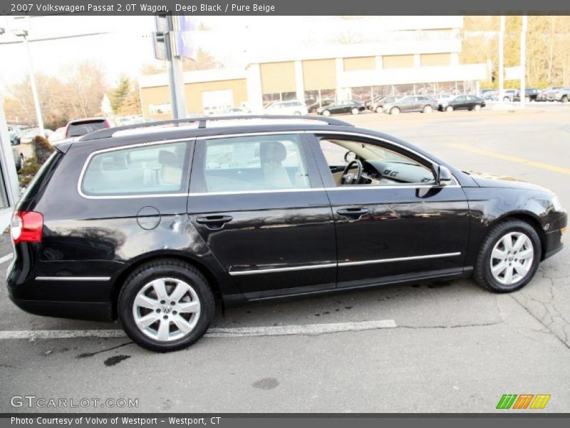 Deep Black / Pure Beige 2007 Volkswagen Passat 2.0T Wagon