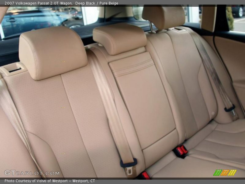 Deep Black / Pure Beige 2007 Volkswagen Passat 2.0T Wagon