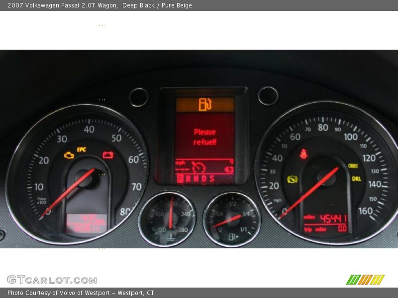 Deep Black / Pure Beige 2007 Volkswagen Passat 2.0T Wagon