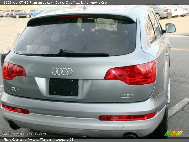 Quartz Grey Metallic / Limestone Grey 2008 Audi Q7 4.2 Premium quattro