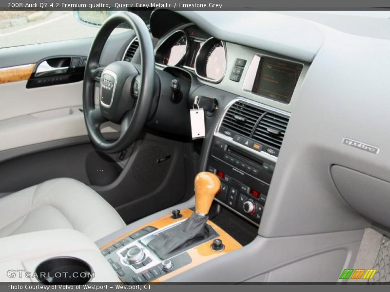 Quartz Grey Metallic / Limestone Grey 2008 Audi Q7 4.2 Premium quattro