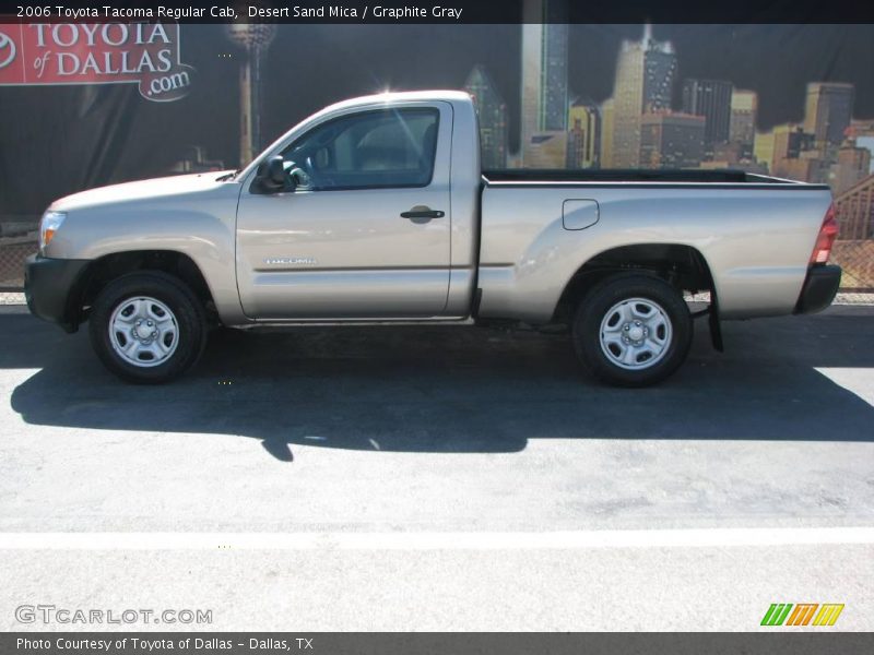 Desert Sand Mica / Graphite Gray 2006 Toyota Tacoma Regular Cab