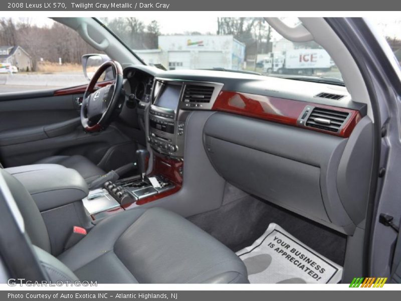 Twilight Gray Metallic / Dark Gray 2008 Lexus LX 570