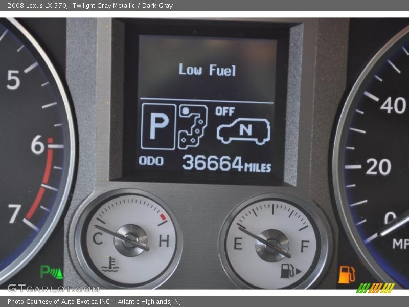 Twilight Gray Metallic / Dark Gray 2008 Lexus LX 570