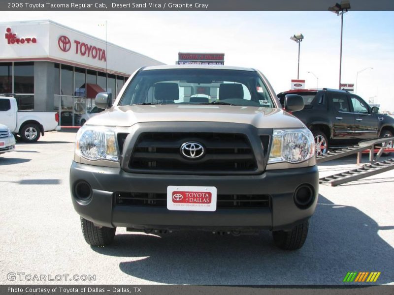 Desert Sand Mica / Graphite Gray 2006 Toyota Tacoma Regular Cab