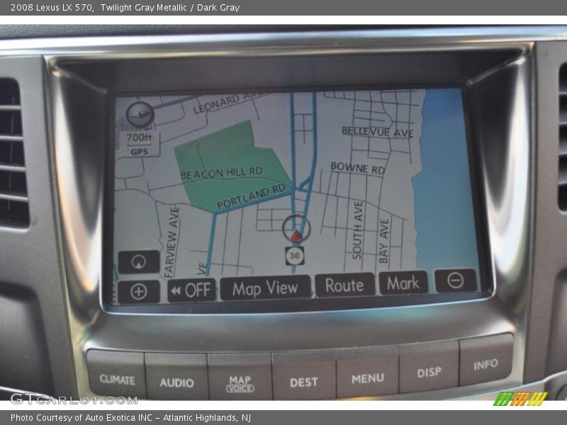 Navigation of 2008 LX 570